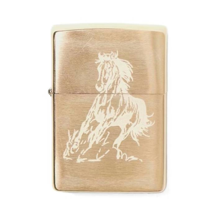 Running Horse Zippo (Gold)