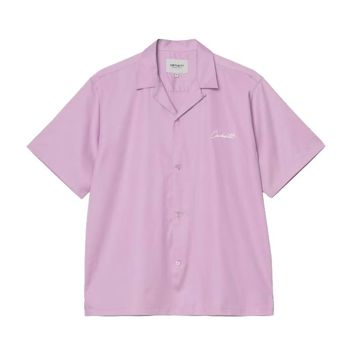 S/S Delray Shirt (Gentle Purple/White)