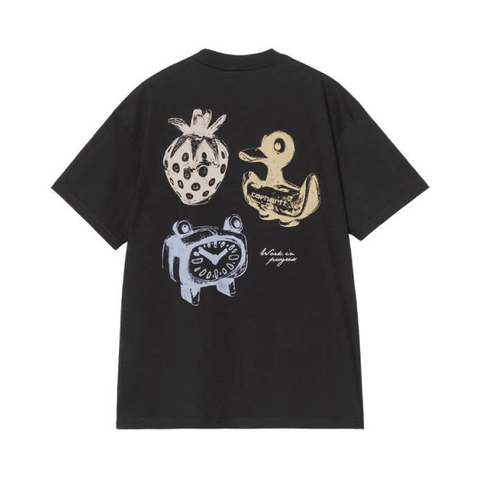 S/S Forma T-Shirt (Heavy Stone Wash Black)