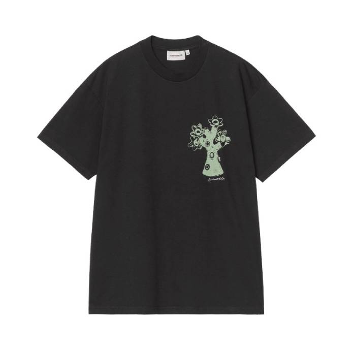 S/S Forma T-Shirt (Heavy Stone Wash Black)