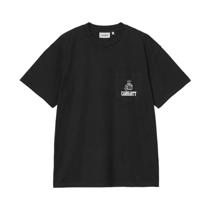 S/S Pond Corps Pocket T-Shirt (Heavy Stone Wash Black)