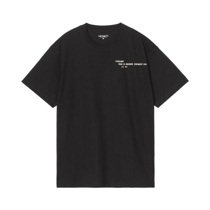 S/S Punched T-Shirt (Black)