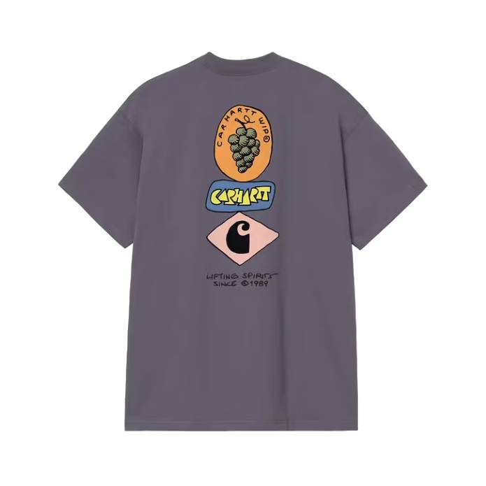 S/S Stacked Grapes T-Shirt (Shady Purple)