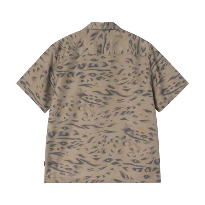 S/S Travon Shirt (Duck Feather Print / Cypress/Black)