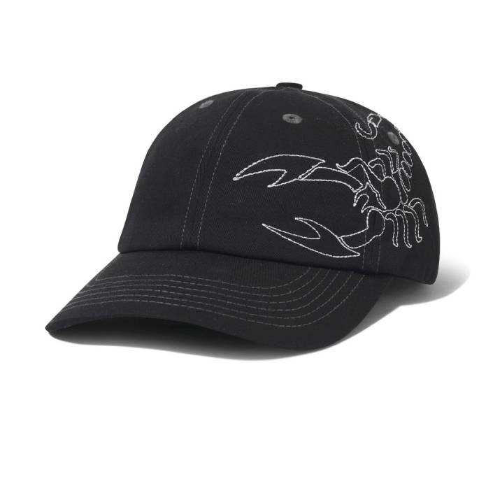 Scorpion 6 Panel Cap (Black)