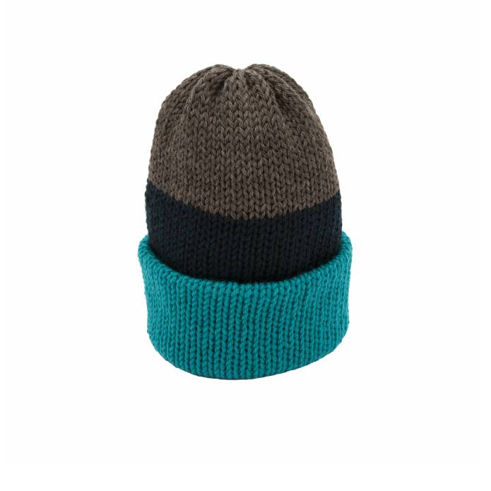 Short Stack Adult Unisex (Big Block Multicolor Grey/Black/Teal)