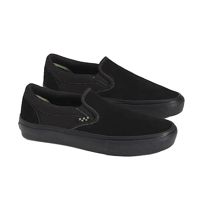 Skate Slip-On (Black/Black/Olive)
