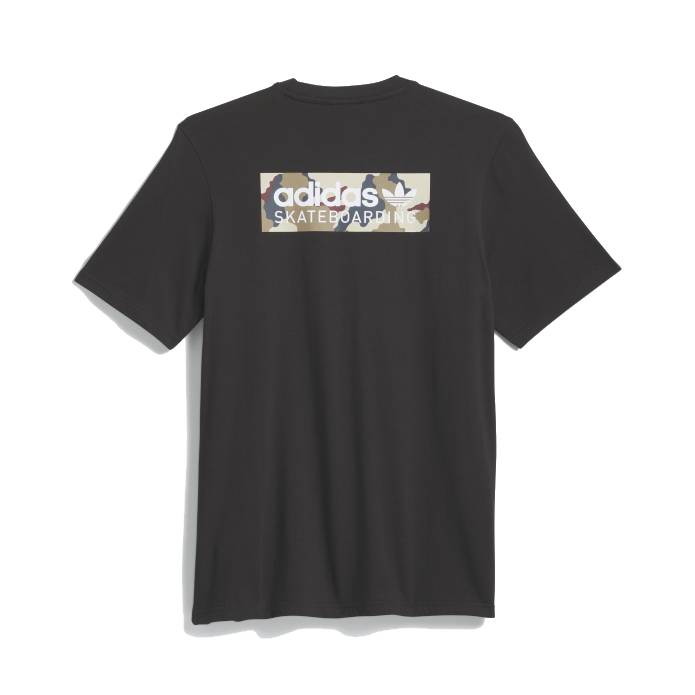 Skateboarding Camo Logo Tee (Black)