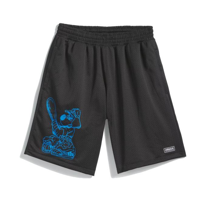 Skateboarding x Kogancult BBall Short (Black/Lucid Ray Blue)