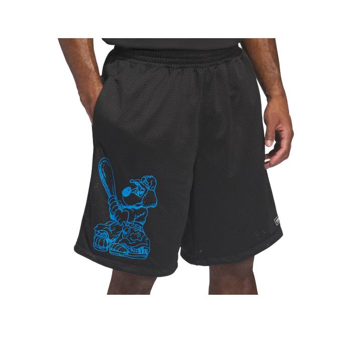 Skateboarding x Kogancult BBall Short (Black/Lucid Ray Blue)