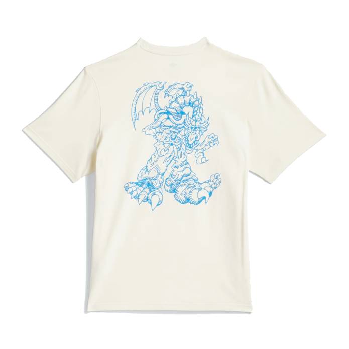 Skateboarding x Kogancult Dragon Tee (Cream White/Lucid Ray Blue)