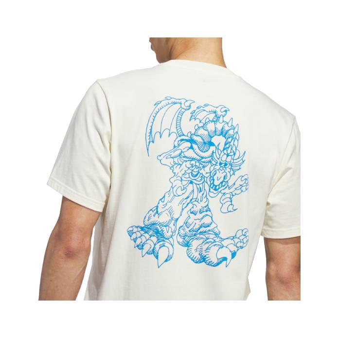 Skateboarding x Kogancult Dragon Tee (Cream White/Lucid Ray Blue)