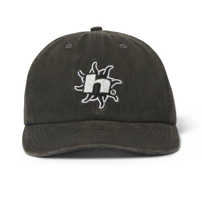 Sol Denim 6 Panel CV Washet Hat (Washed Black)