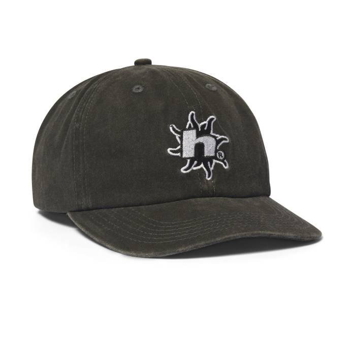 Sol Denim 6 Panel CV Washet Hat (Washed Black)