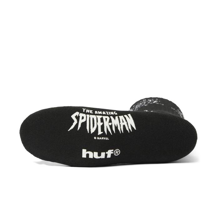 Spiderman Crew Sock (Black)