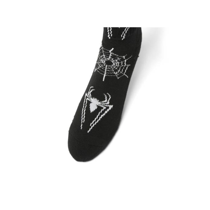 Spiderman Crew Sock (Black)