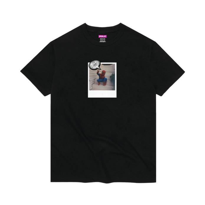 Spiderman Polaroid T-Shirt (Black)