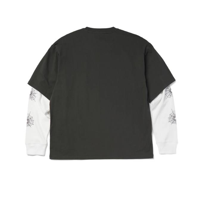 Spiderman Web L/S Double Layer Top (Black)