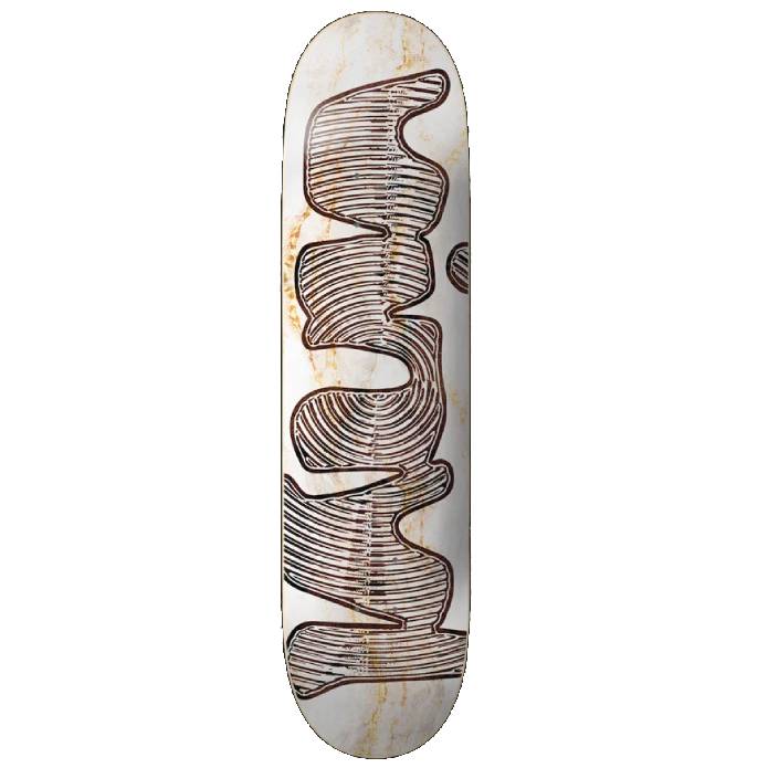Spiral White Marble 8.5