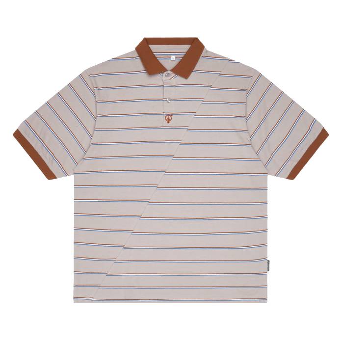 Split Stripe Polo