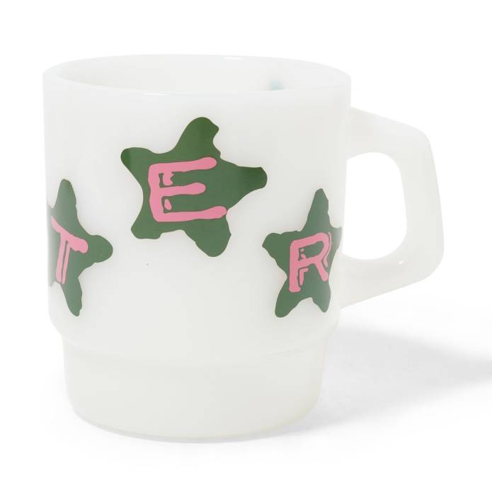 Stars Milk Glass (White)