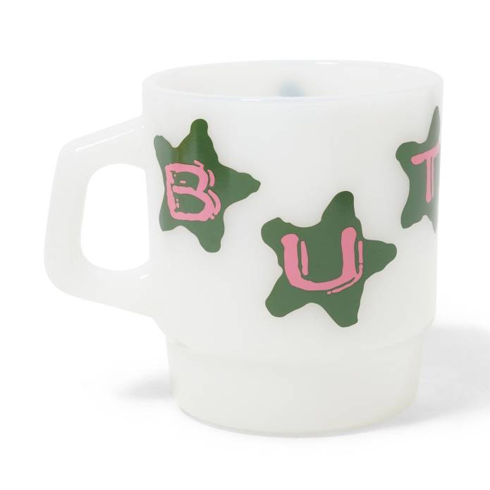 Stars Milk Glass (White)