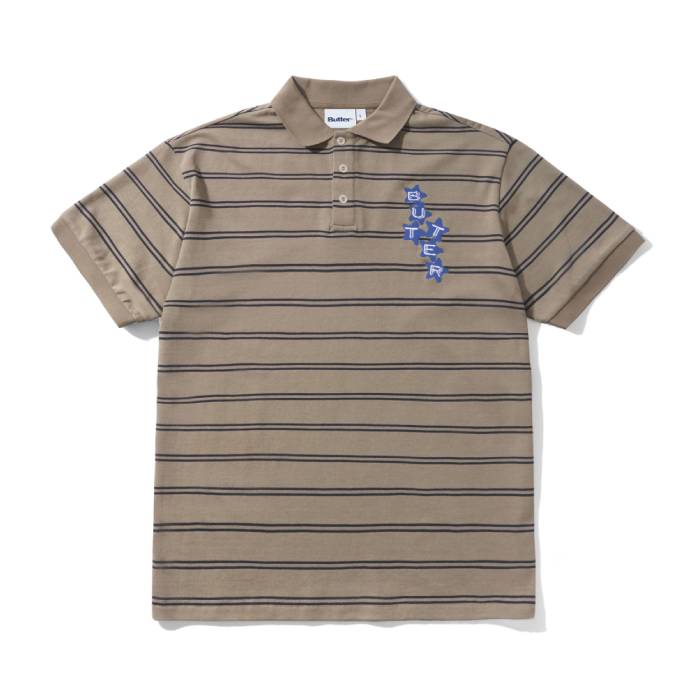 Stars Polo S/S Shirt (Khaki)