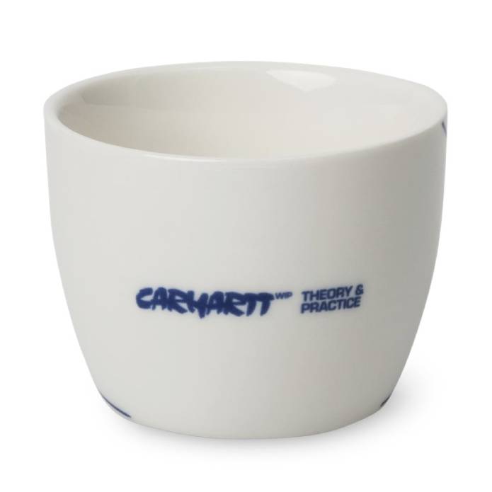 Theory and Practice Soba Cup Set (White/Blue)