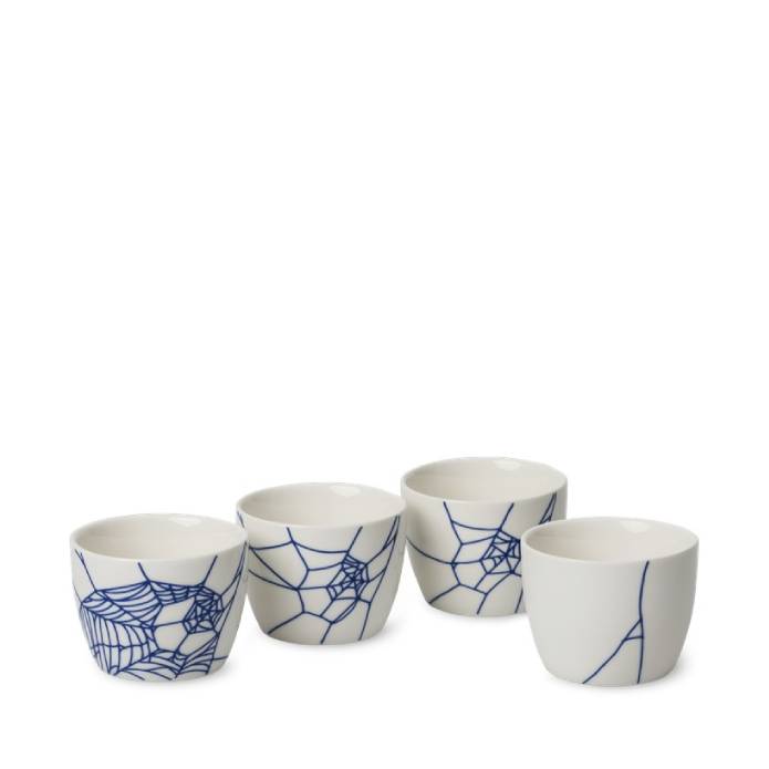 Theory and Practice Soba Cup Set (White/Blue)