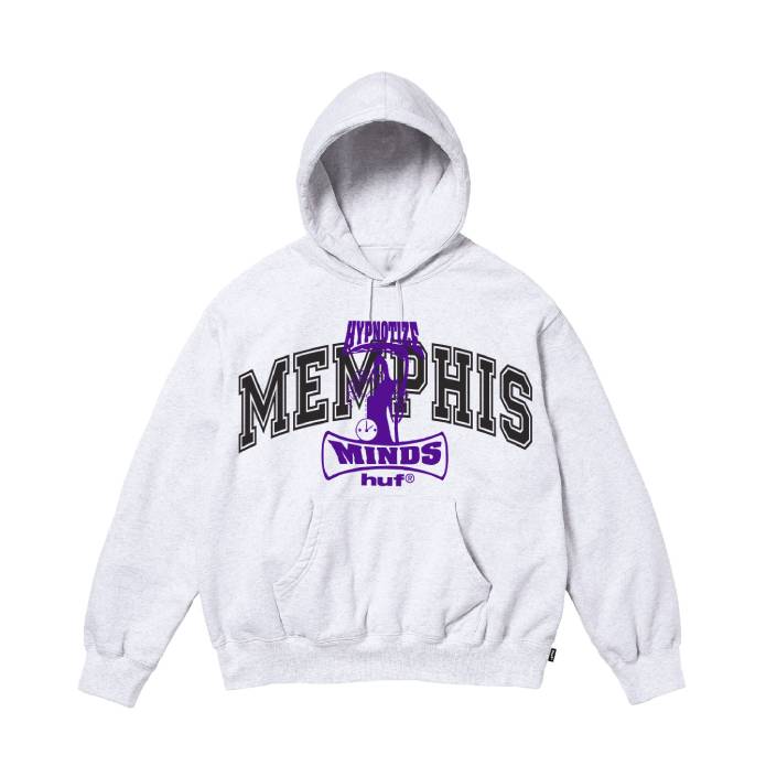 Three 6 Mafia Memphis PO Hoodie (Heather Grey)