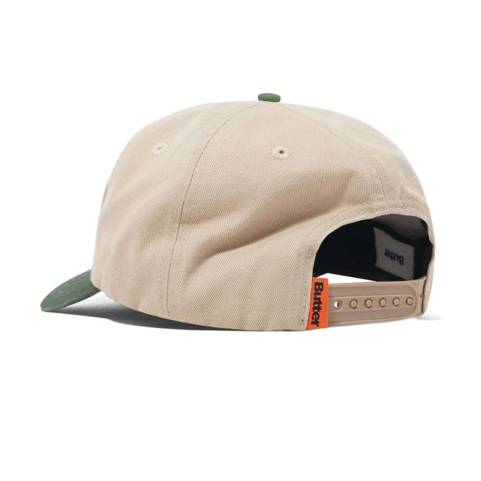 Tide 5 Panel Cap (Washed Tan/Seaweed)