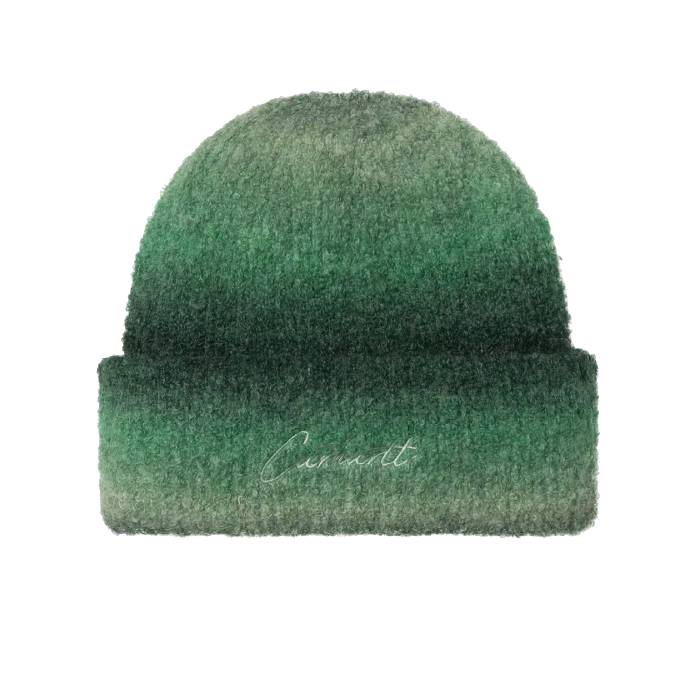 Tony Beanie (Tony Stripe Jacquard, Dark Fir/Pale Olive)