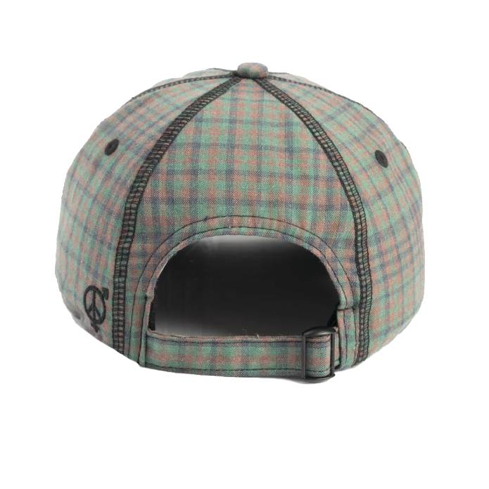 Twisted 6 Panel Hat (Forrest Plaid)