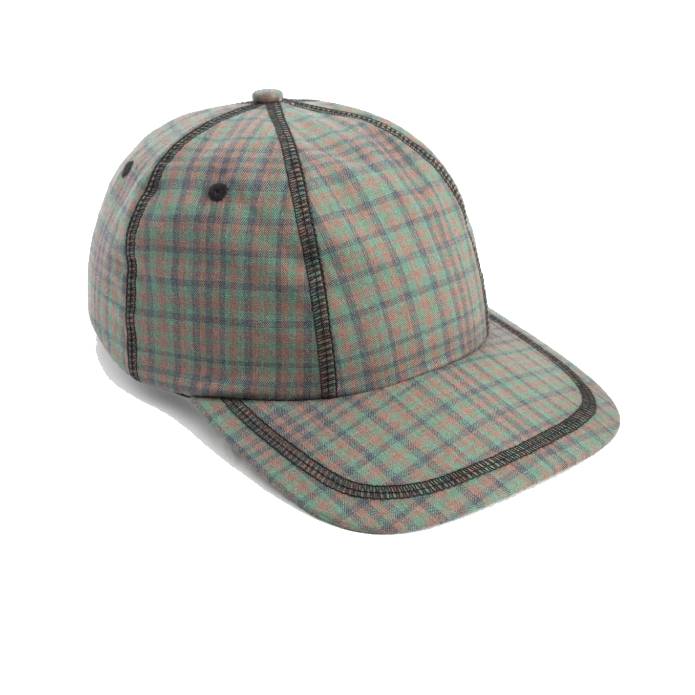 Twisted 6 Panel Hat (Forrest Plaid)