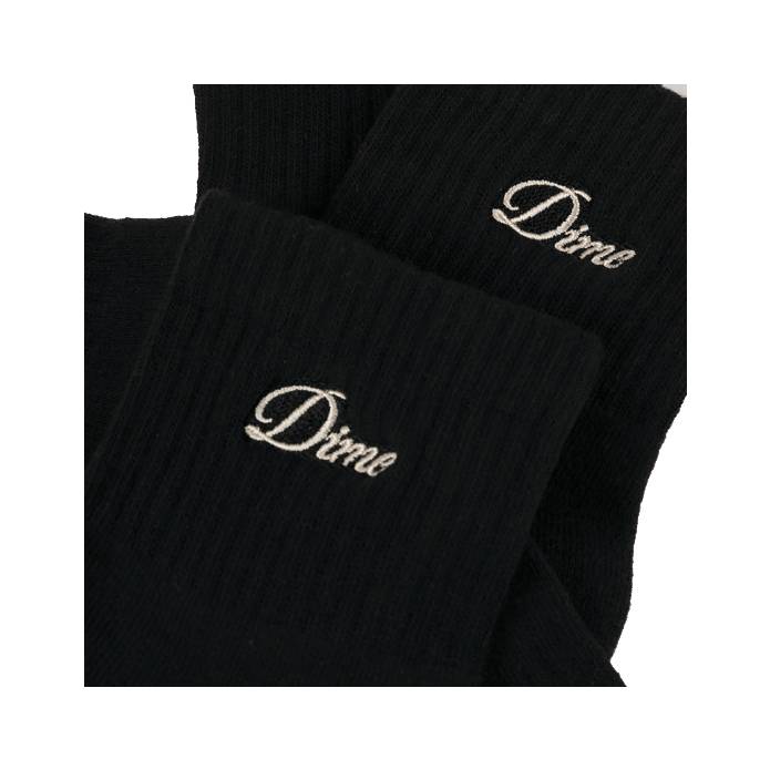 Two Pack Short Ankle Socks (Black)