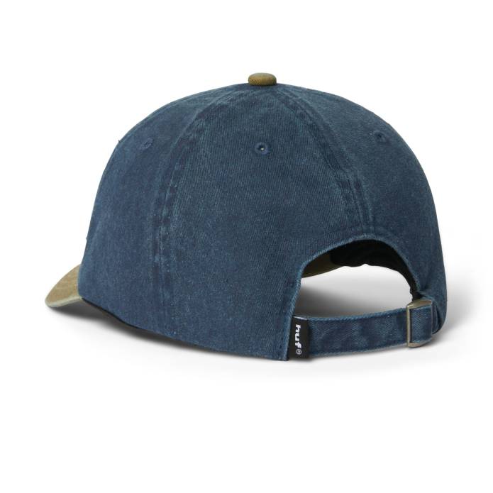 Two Tone 89 Washed 6 Panel Hat (Navy)