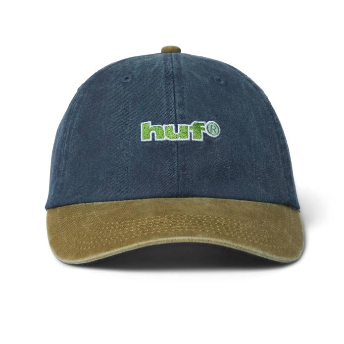 Two Tone 89 Washed 6 Panel Hat (Navy)