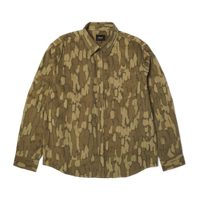 Warped Camo Corduroy Shirt (Muted Camo)