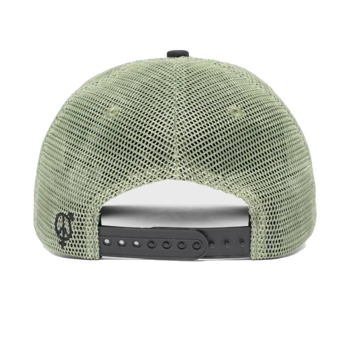 Welder's Stitch Mesh Hat (Black/Sage)