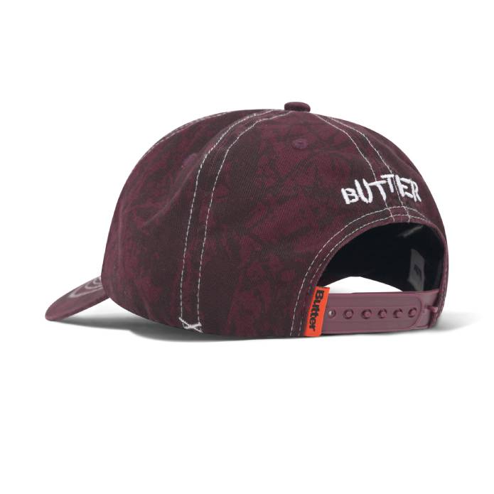 Woods Camo 6 Panel Cap (Rust)