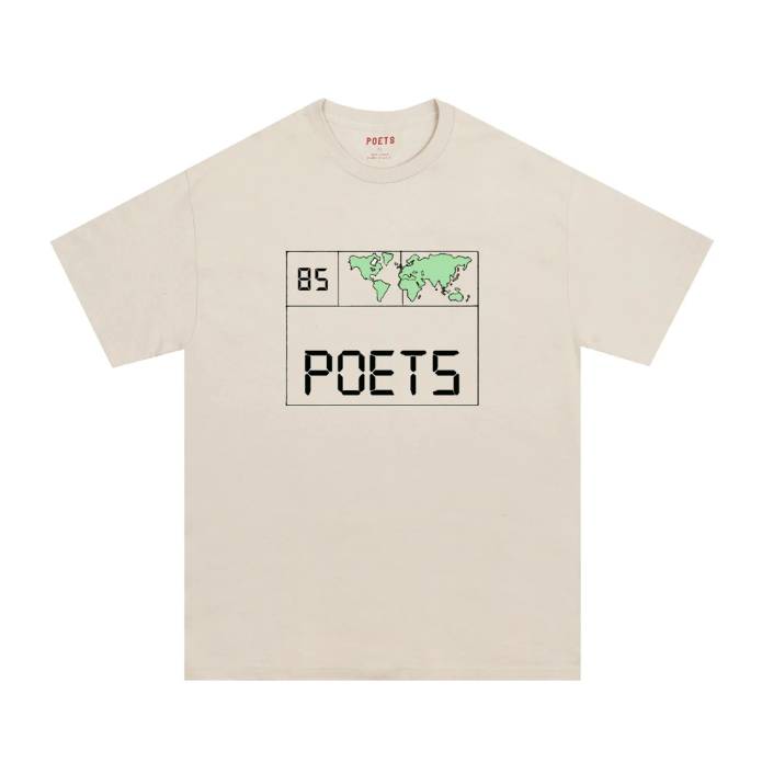World Clock Tee (Beige/Tan)