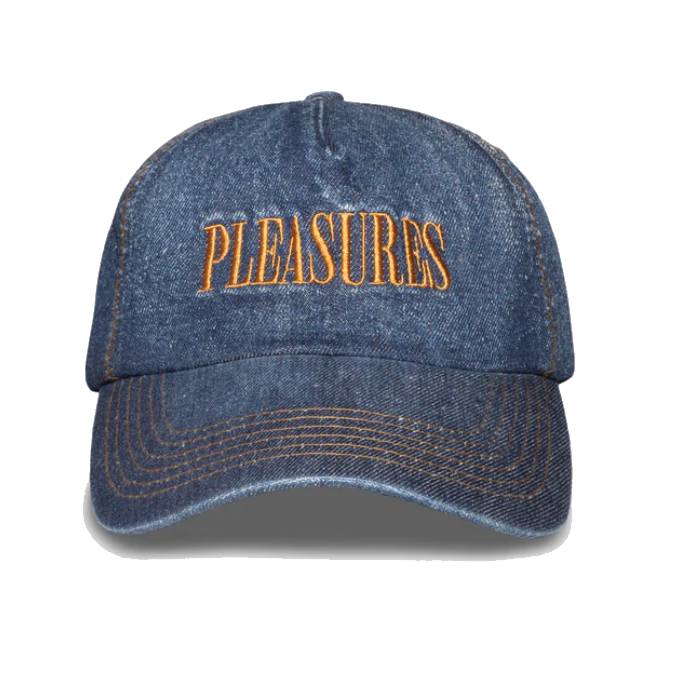 Zig Zag Denim Cap (Indigo)